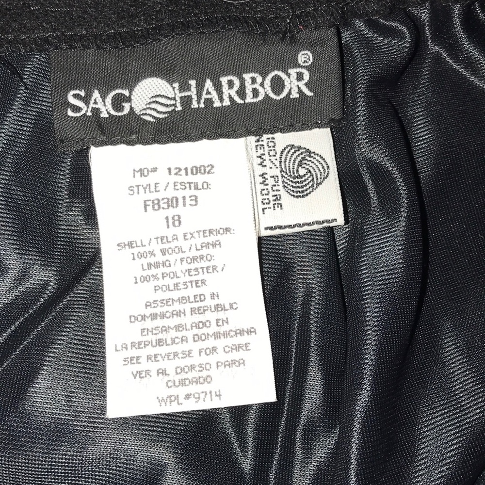 Black Wool Skirt - Picture 2 of 6